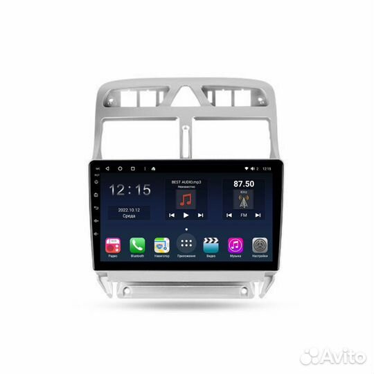 Магнитола Peugeot 307 2001-2008 Topway