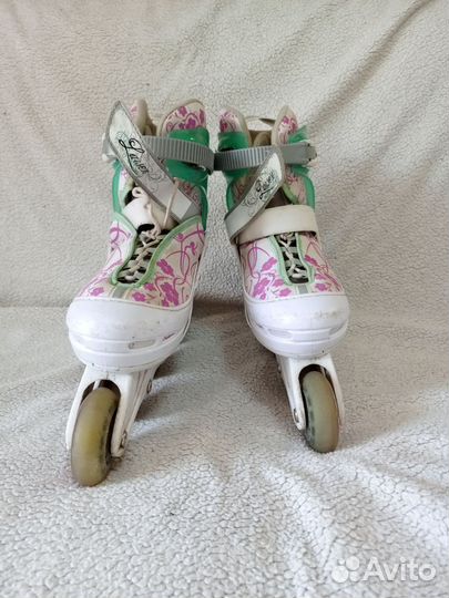 Роликовые коньки раздвижные женские