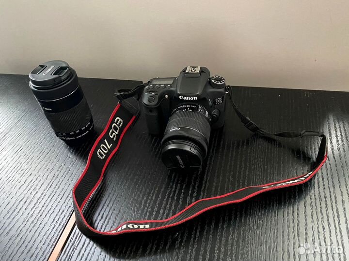 Canon EOS 70D Digital SLR Camera+18-55mm+55-250mm