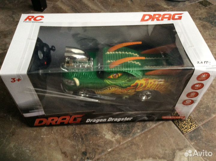 Машинка Mobicaro ру Дракон со звуковыми эффектами