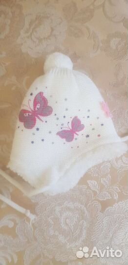 Шапка детская для девочки зимняя