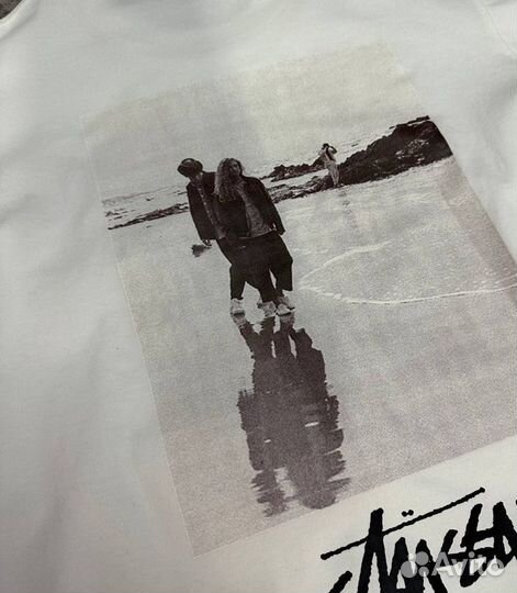 Футболка Stussy Low Tide White оригинал