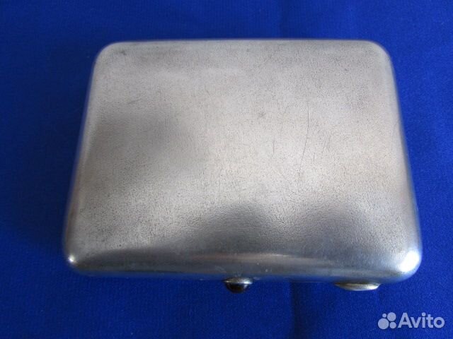 Портсигар серебряный 875 пробы