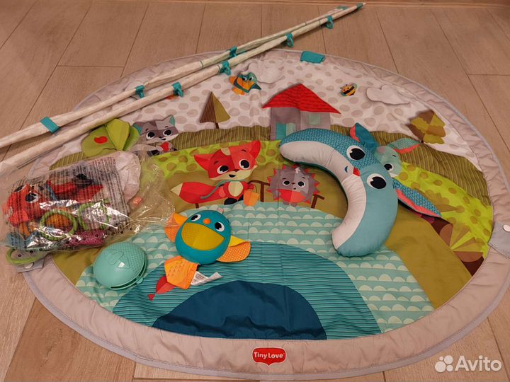 Развивающий коврик tiny love 0+ Солнечная полянка