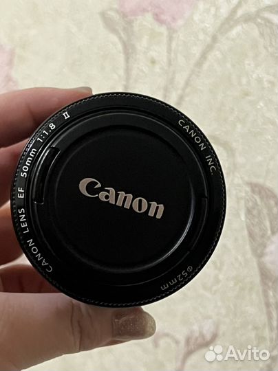 Объектив canon 50mm 1 8
