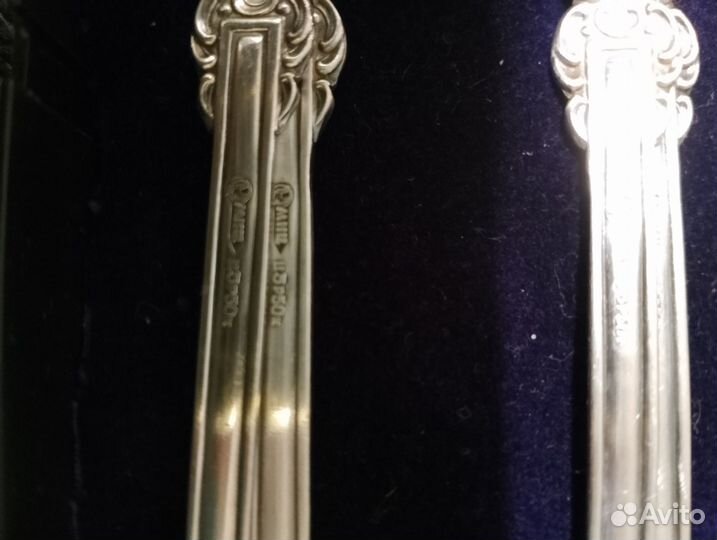 Чайные ложки,посеребрённые