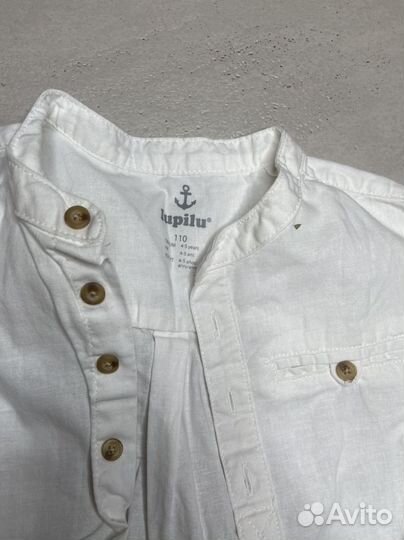 Рубашка для мальчика 110 lupilu