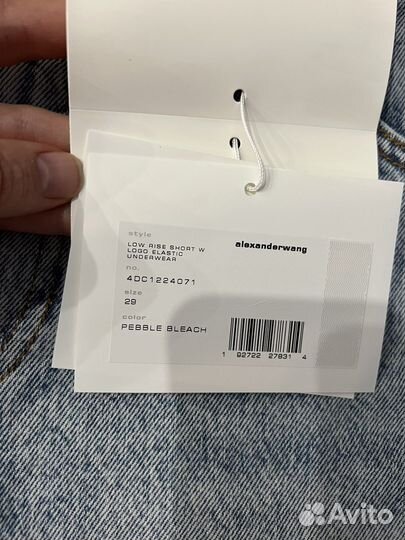 Шорты джинсовые Alexander Wang