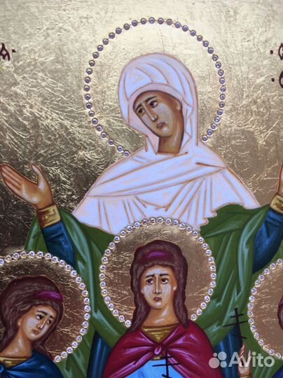 Вера, Надежда, Любовь и мать их София икона