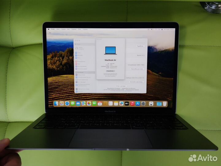 Macbook air 13 2020 m1 8/256gb ssd space gray