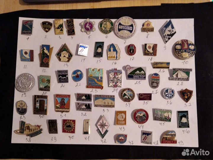 Значки СССР турист