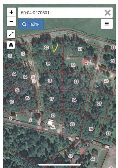 Участок 24,7 сот. (СНТ, ДНП)