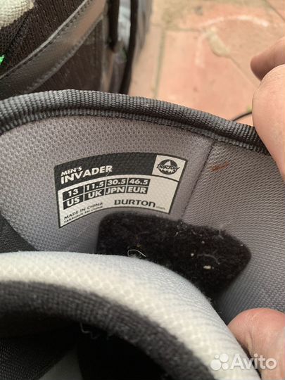 Сноубордические ботинки burton мужские