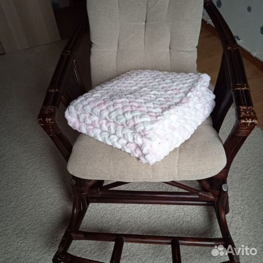 Плед из ализе пуффи