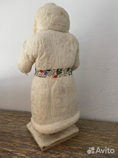 Ватный Дед Мороз СССР игрушка винтаж