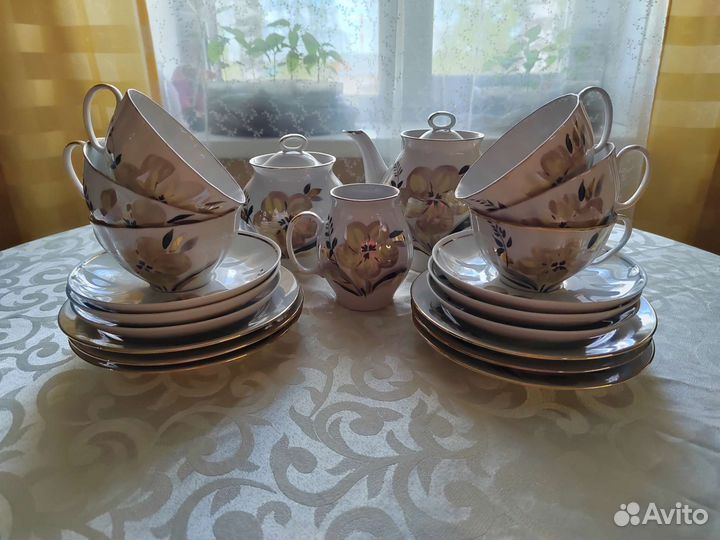 Сервиз чайный Дулёво СССР
