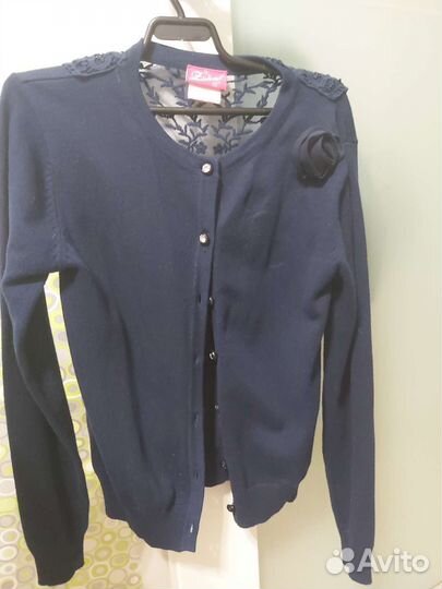 Кардиганы и блузка для школы 134-158