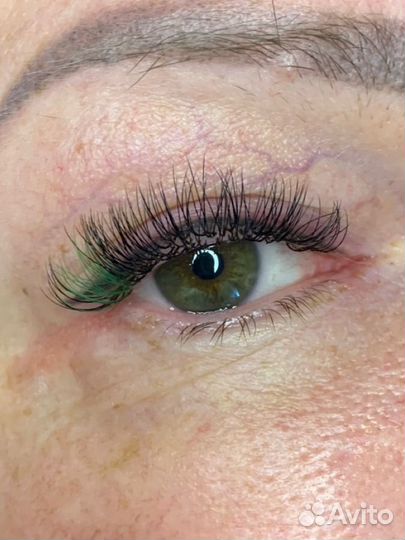 Наращивание ресниц на дому