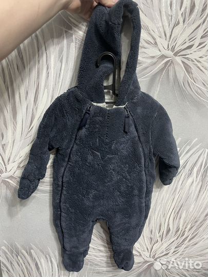 Теплый детский комбинезон