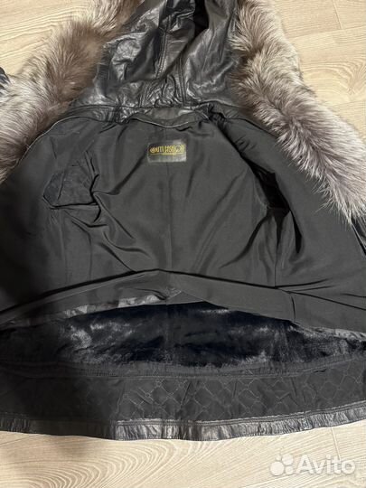 Продам кожаную куртку 44 р