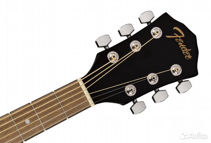 Акустическая гитара fender FA-125 dreadnought blac