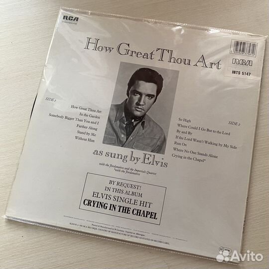 Пластинка Элвиса Пресли — How Great Thou Art