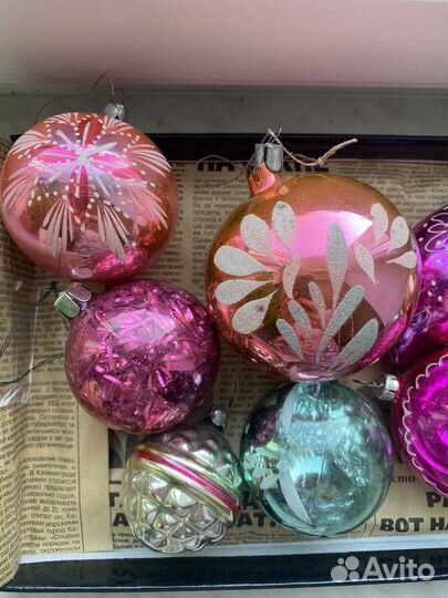 Елочные игрушки СССР