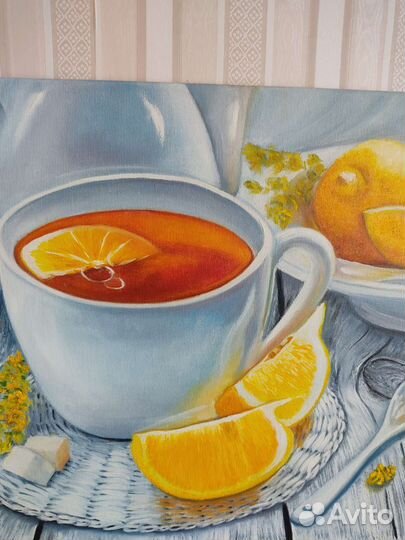 Картина маслом на холсте натюрморт