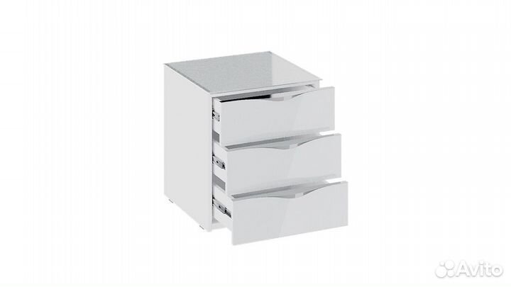 Тумба прикроватная Глосс с 3 ящиками тд 319.03.02