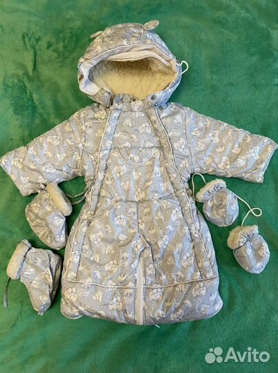 Теплый конверт в коляску на овчине