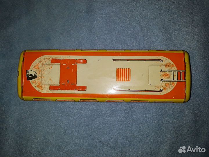 Трамвай. Автобус. Игрушка из жести. Винтаж СССР
