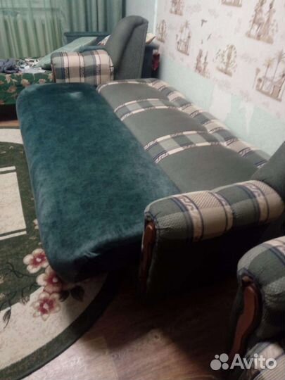Диван и 2 кресла б/у