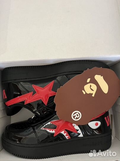 Кроссовки bape sta shark black