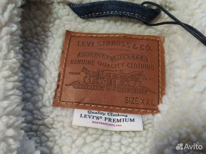 Куртка с мехом Levis Sherpa Шерпа (0084) US 2XL