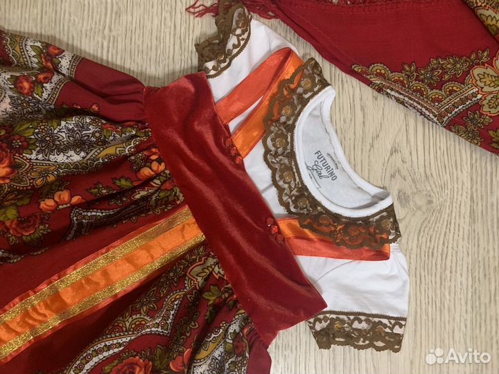 Костюм Матрешки, русский народный детский костюм