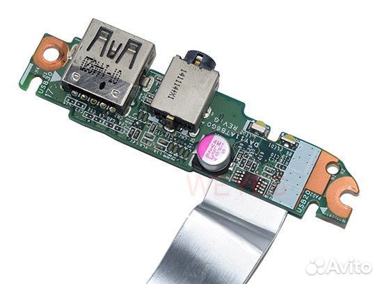 Разъём USB + Audio от HP 15-k
