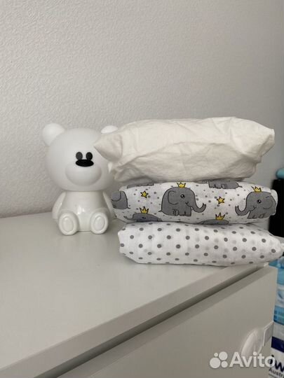 Простынь на резинке 120х60 (3 шт)