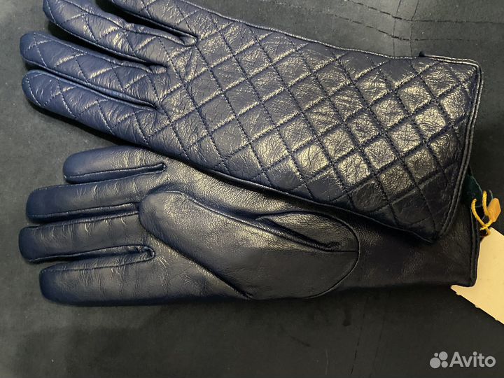 Перчатки женские кожаные