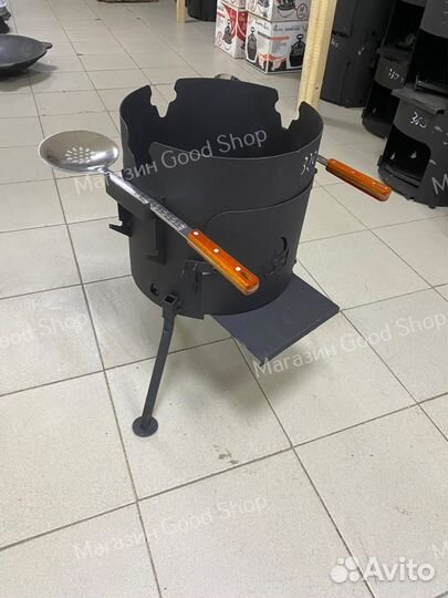 Печь под казан 6-8л С дверкой