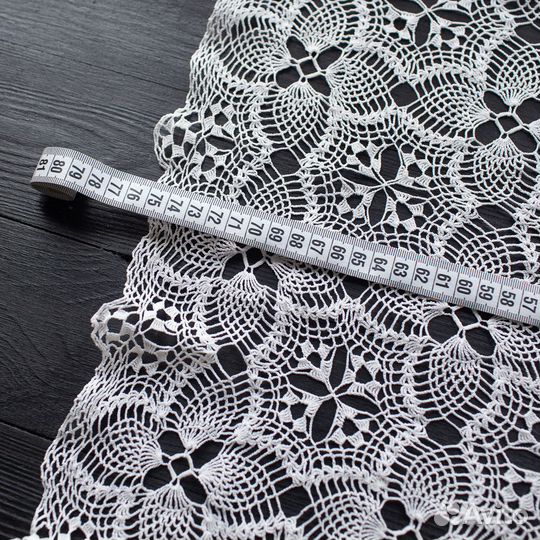 Платок Скатерть Салфетка винтаж вязанная крючком