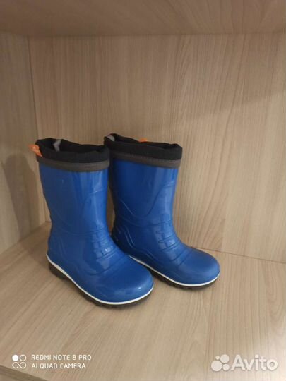 Детские резиновые сапоги