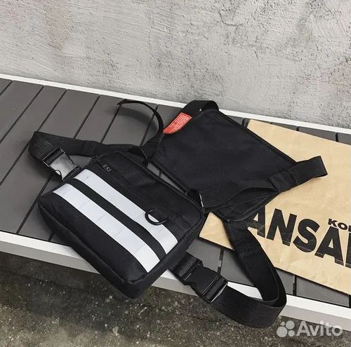 Мужская нагрудная сумка