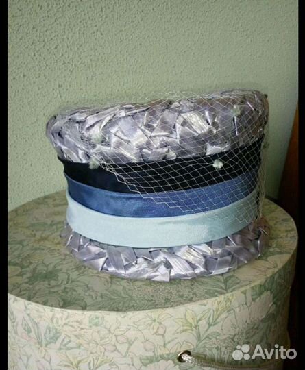 Винтажная шляпка. Натуральная соломка