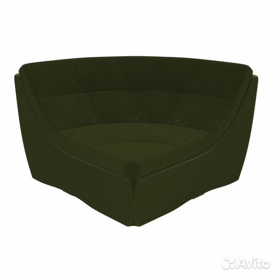 Угловой модуль Холидей Экокожа белая