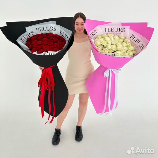Букеты- Гиганты из Роз. Доставка по Городу