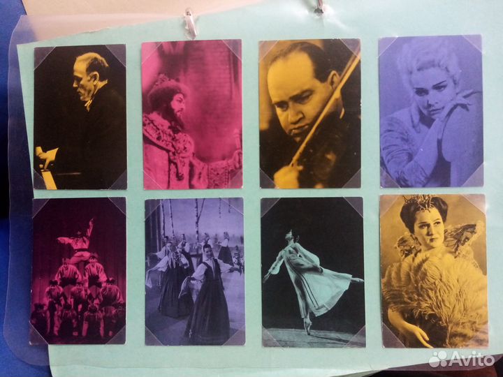 Артисты эстрады, кино, театра на календариках