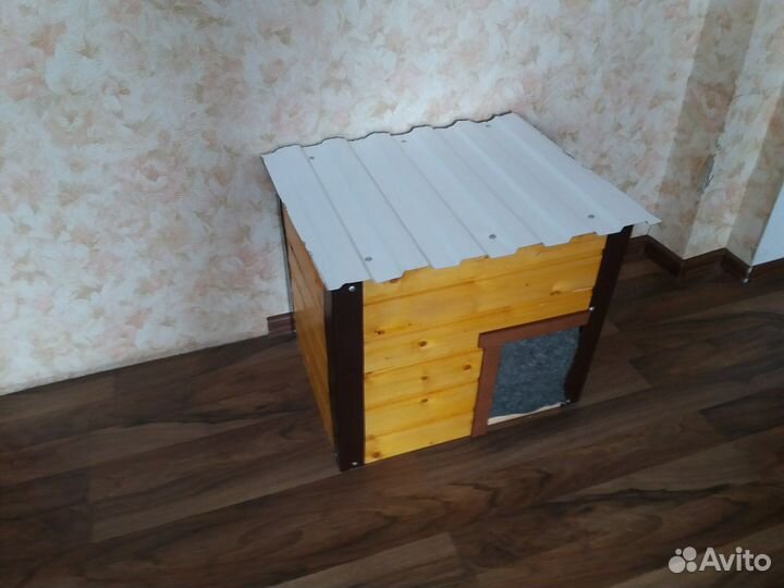 Домик для кошки. Уличный утепленный