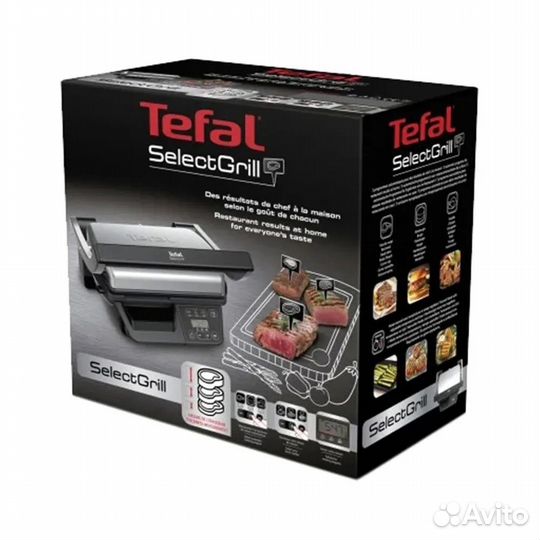 Гриль tefal Select GC740B30