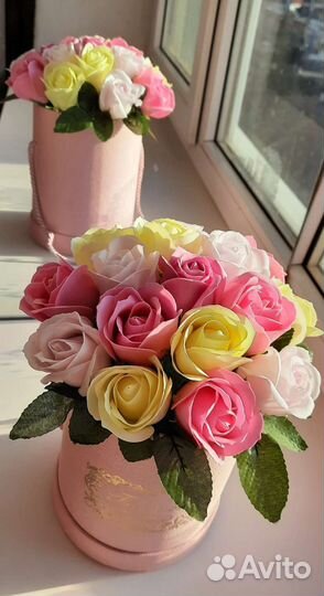 Букеты из мыльных цветов