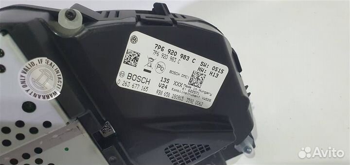 Панель приборов Volkswagen Touareg NF FL 2010-2018